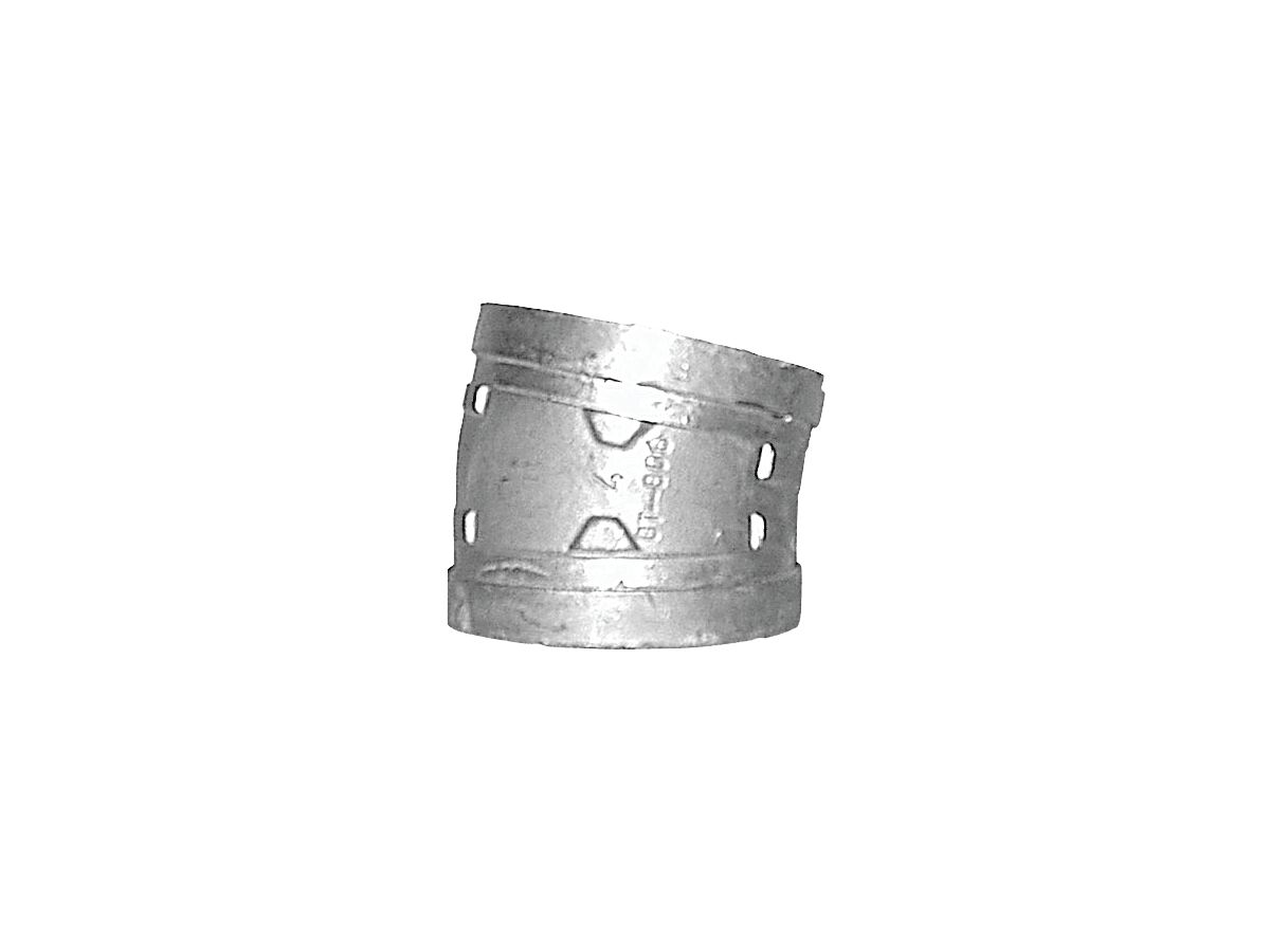 reece Galvanised Roll Groove Elbow 11.25 Degrees 150mm (165)