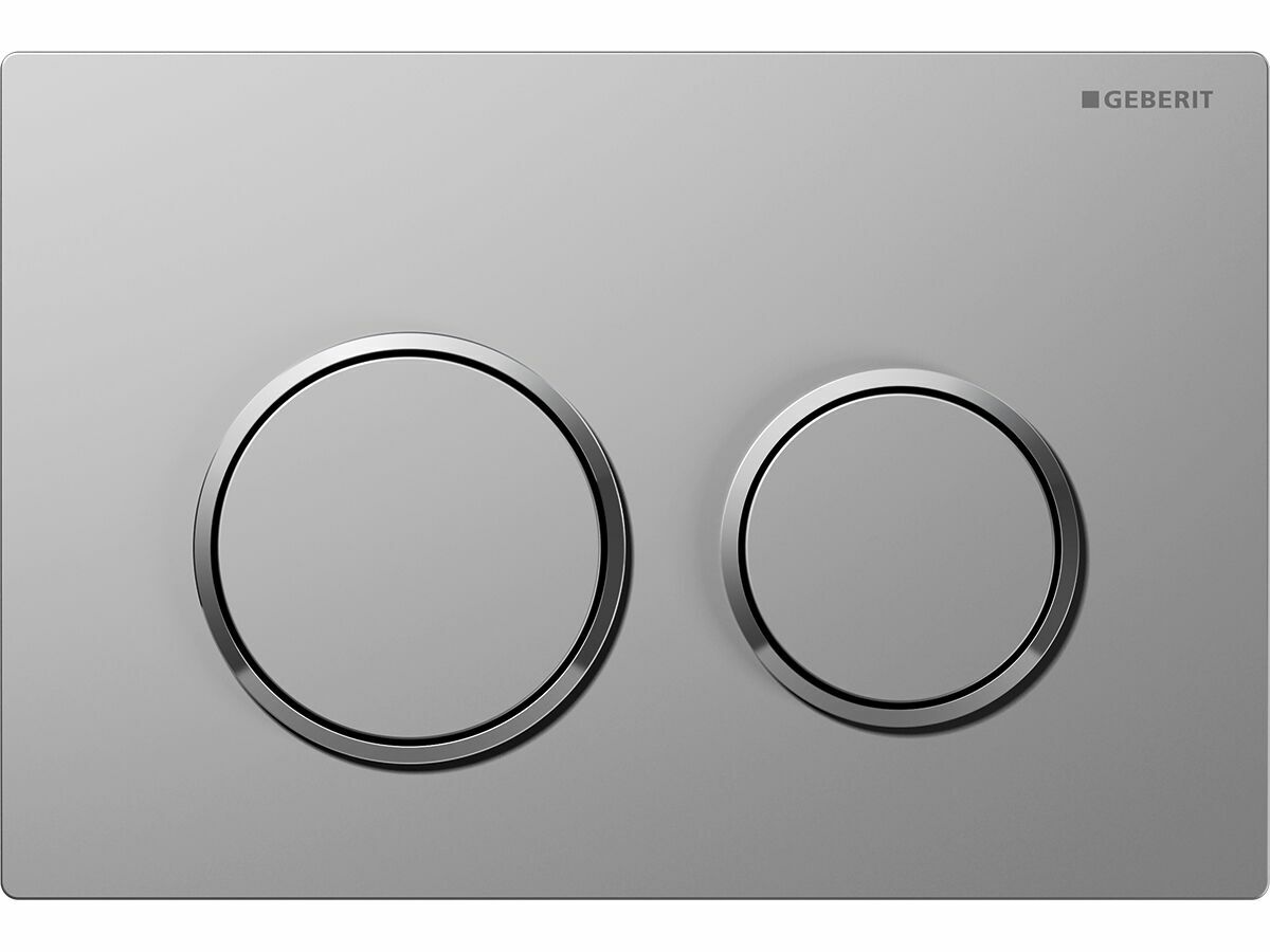 reece Geberit Omega 20 Dual Flush Satin Chrome Buttons with Chrome Bezel and Satin Chrome Back Plate Easy Clean Coating reece Geberit Omega 20 Dual Flush Satin Chrome Buttons with Chrome Bezel and Satin Chrome Back Plate Easy Clean Coating