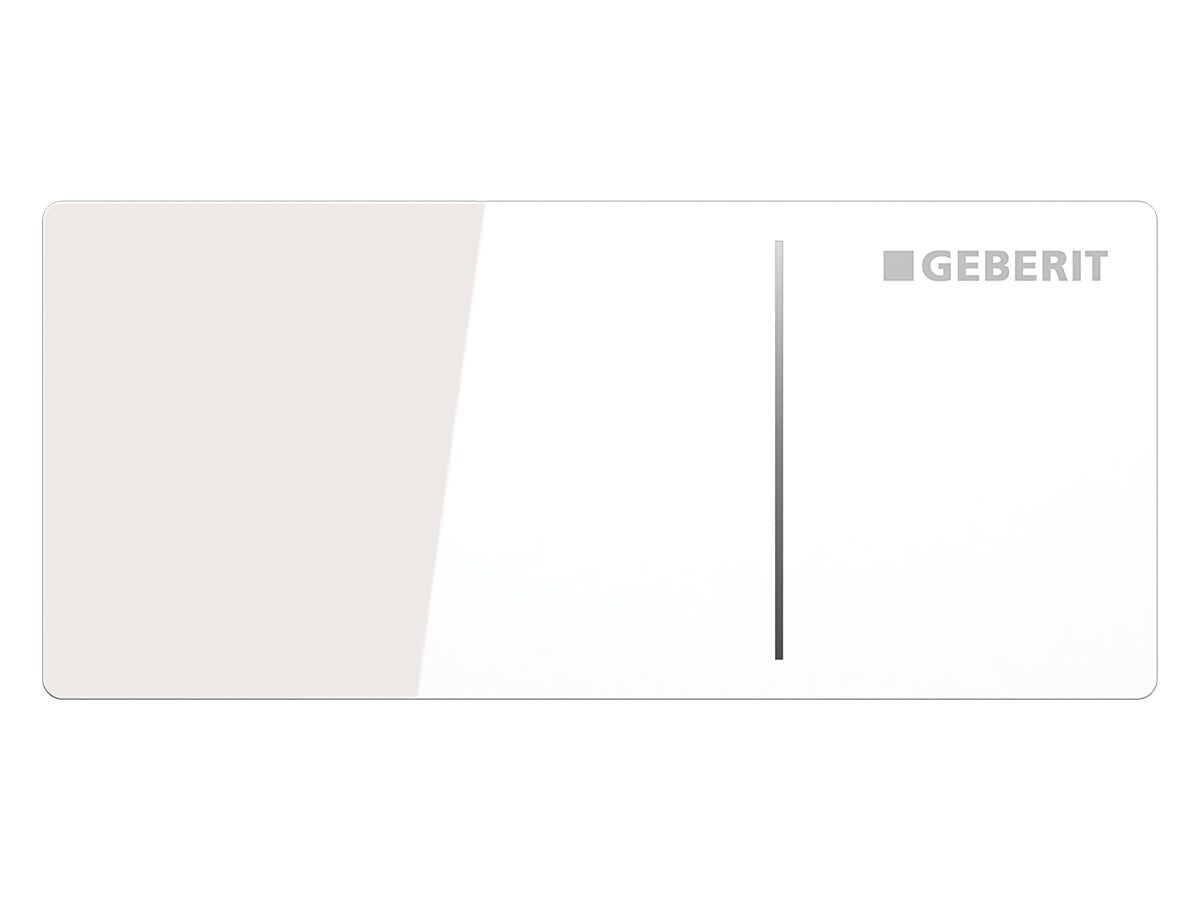 reece Geberit Omega Remote Square 70 Vanity White Glass