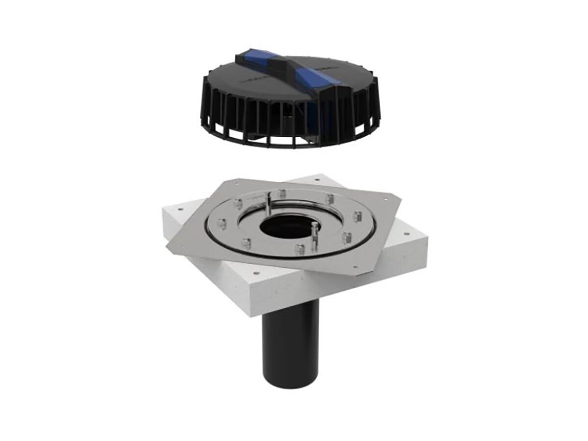 reece Geberit Pluvia-1 Outlet 25l/s with Clamp Flange