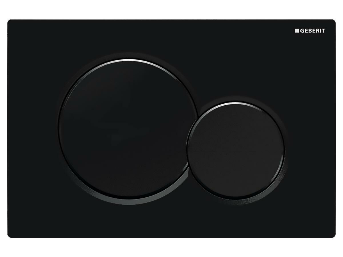 reece Geberit Sigma 01 Dual Flush Access Plate ABS Black