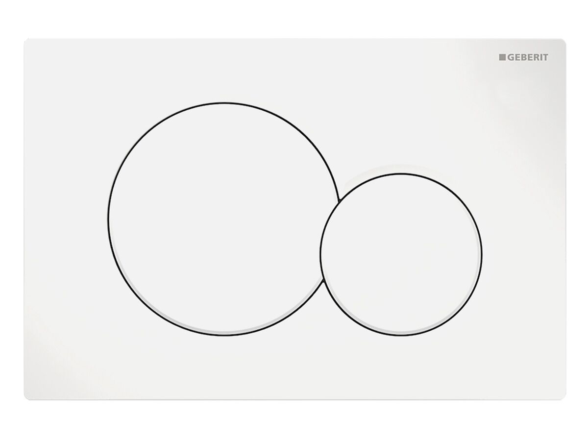 reece Geberit Sigma 01 Dual Flush Access Plate ABS White