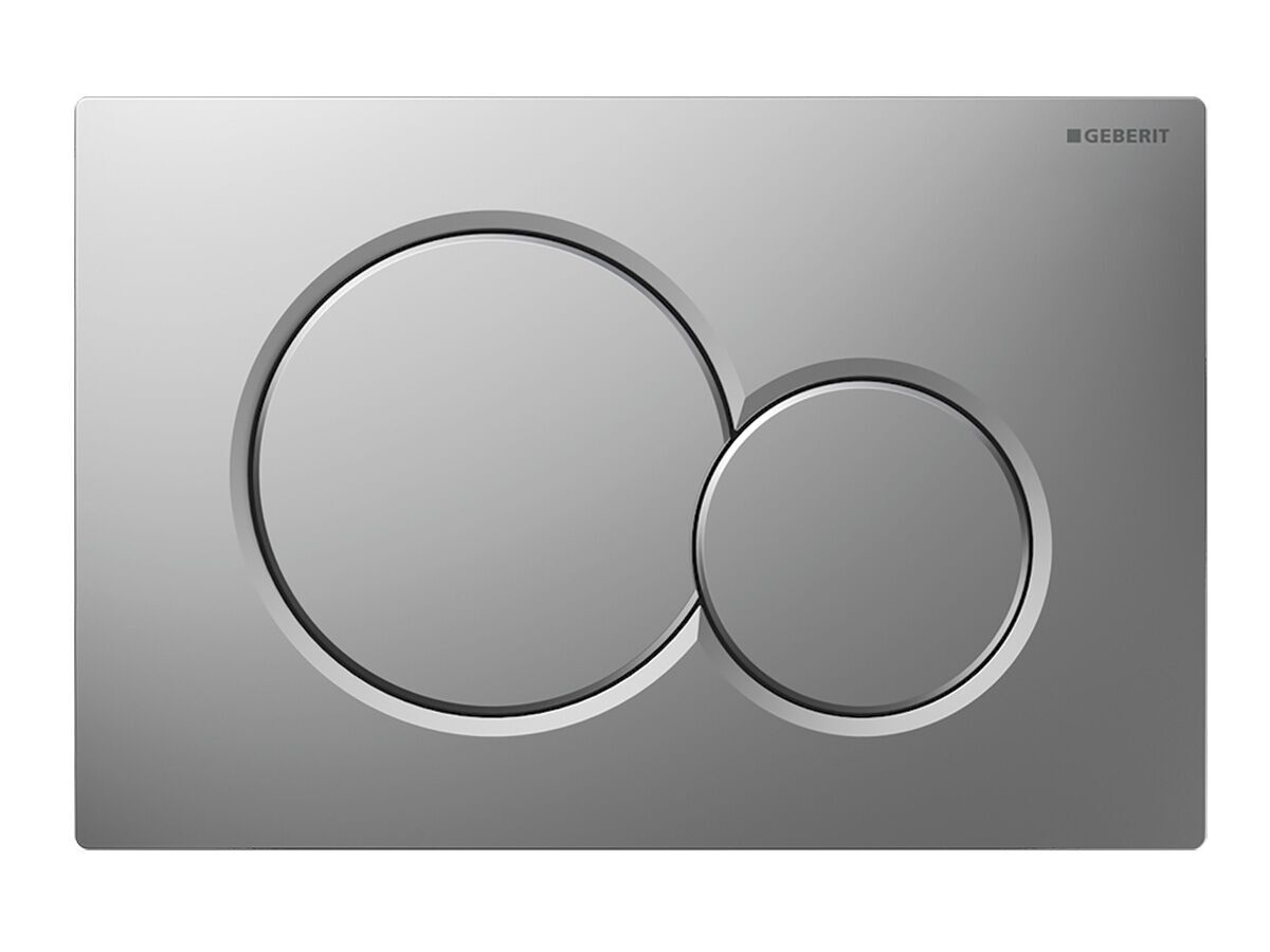 reece Geberit Sigma 01 Dual Flush Button ABS Satin Chrome Easy Clean Coating reece Geberit Sigma 01 Dual Flush Button ABS Satin Chrome Easy Clean Coating