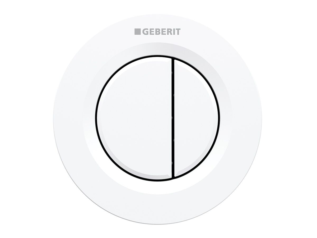 reece Geberit Sigma Remote Round Dual Flush Button White