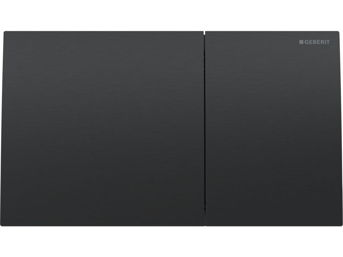 reece Geberit Sigma70 Dual Flush Button Black Chrome Easy Clean Coating