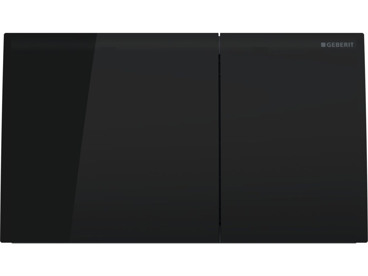 reece Geberit Sigma70 Dual Flush Button Black Glass reece Geberit Sigma70 Dual Flush Button Black Glass