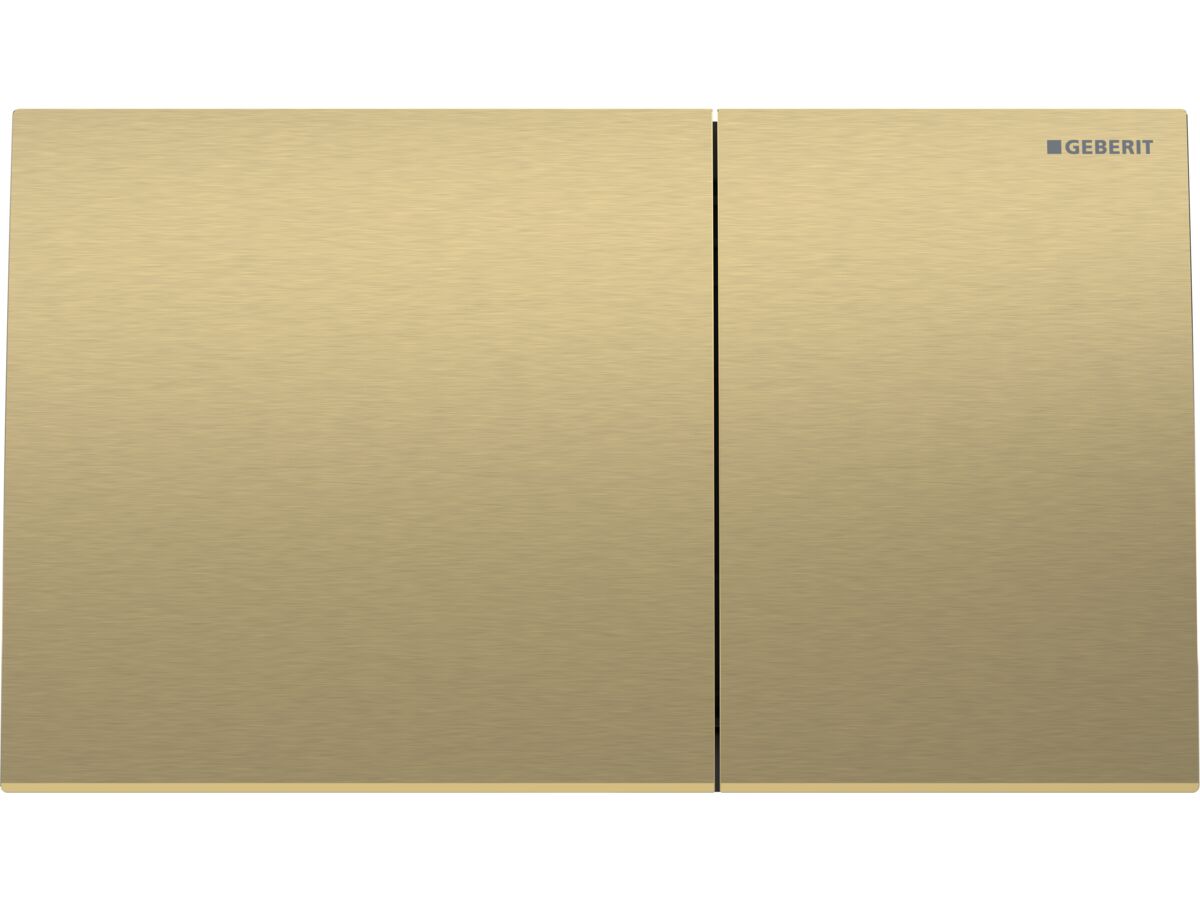 reece Geberit Sigma70 Dual Flush Button Brass Easy Clean Coating