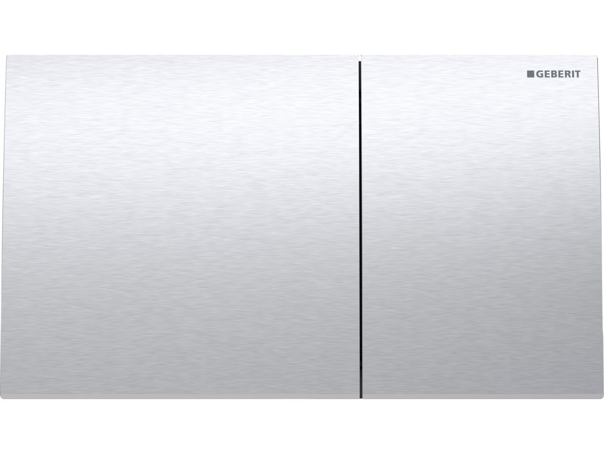 reece Geberit Sigma70 Dual Flush Button Brushed Stainless Steel Easy Clean Coating