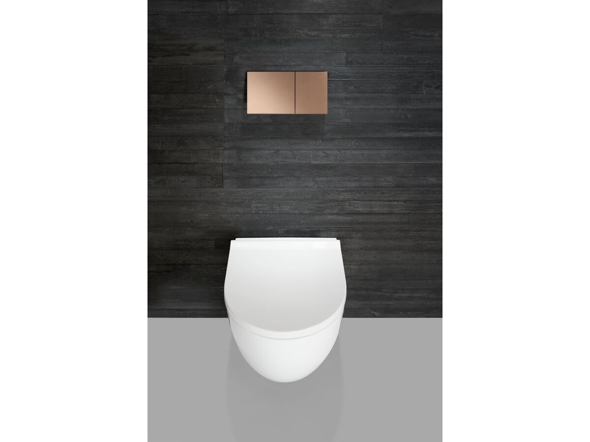 Reece Geberit Sigma70 Dual Flush Button Red Gold Easy Clean Coating