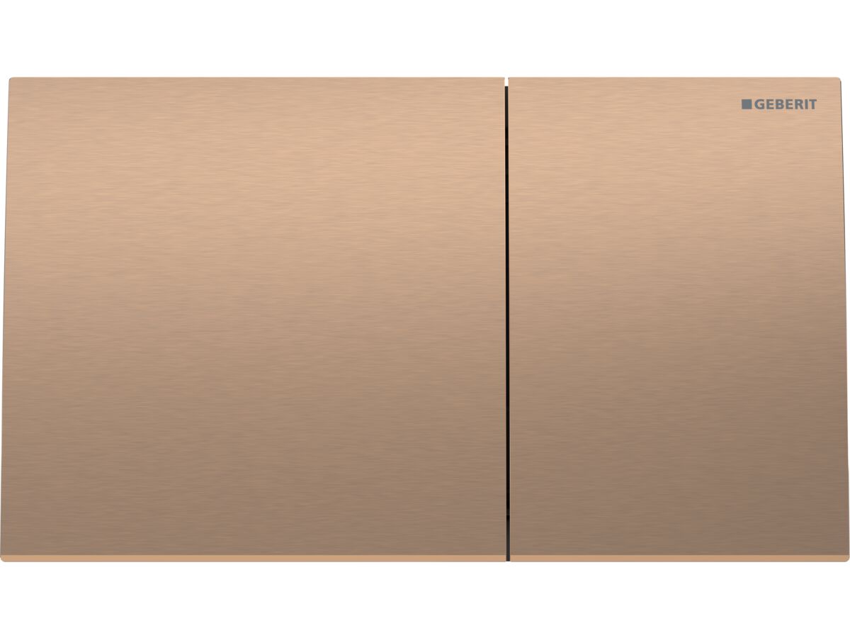 reece Geberit Sigma70 Dual Flush Button Red Gold Easy Clean Coating