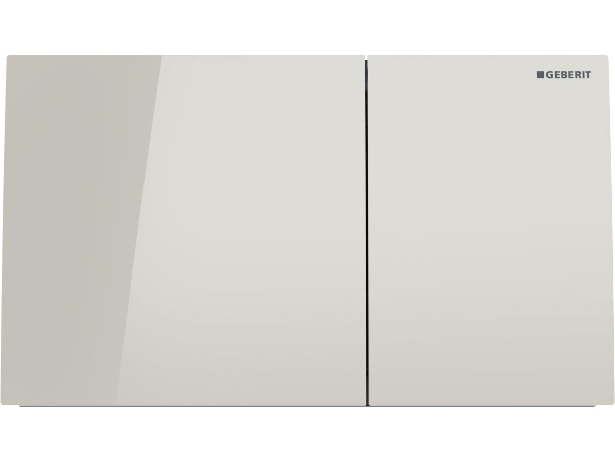 reece Geberit Sigma70 Dual Flush Button Sand Grey Glass