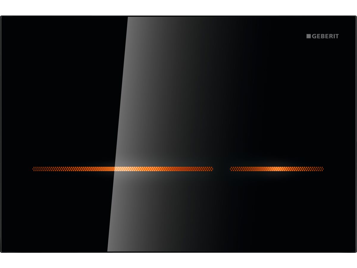 Reece Geberit Sigma80 Bluetooth Sensor Plate Black Glass