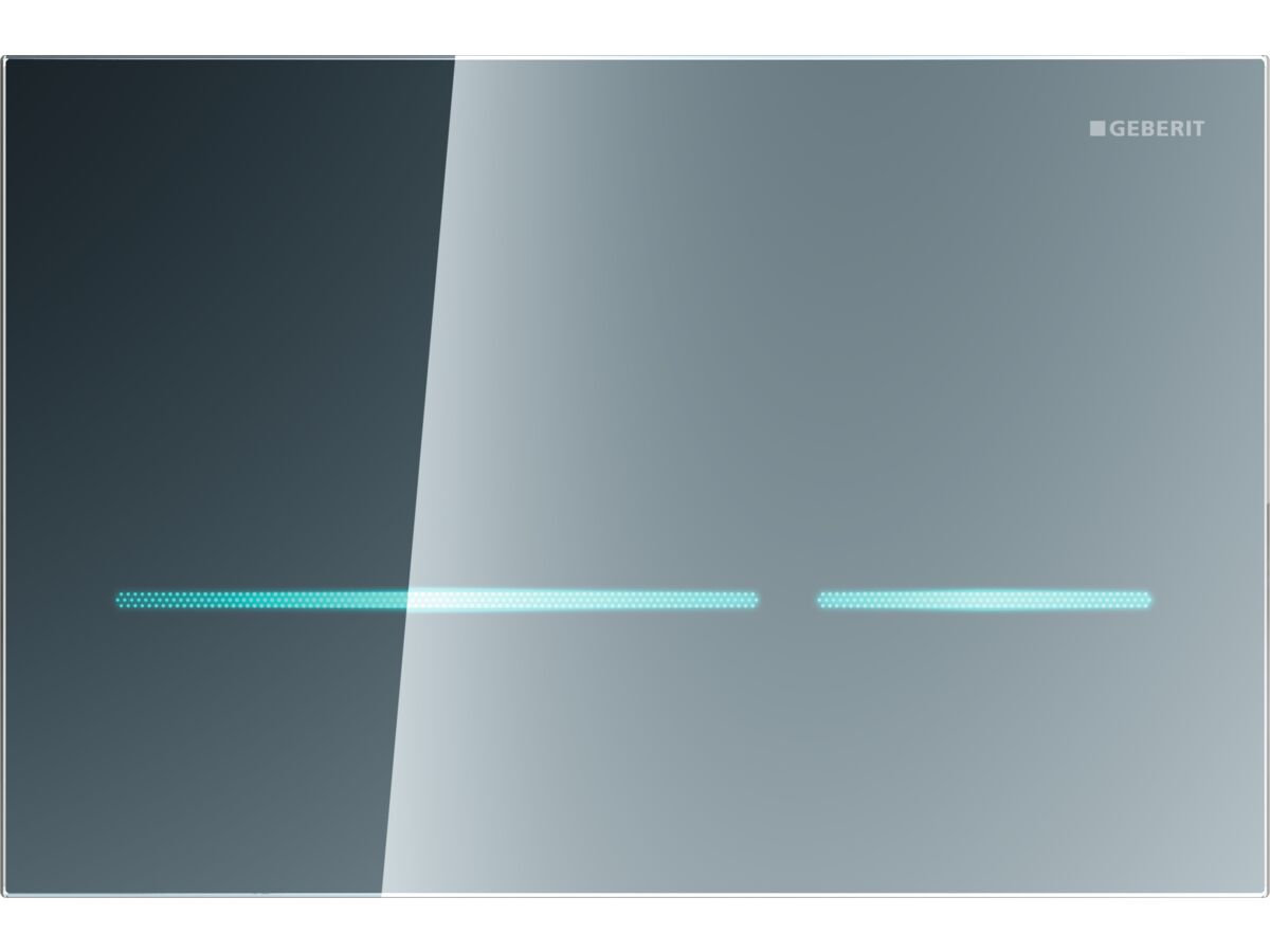 Reece Geberit Sigma80 Bluetooth Sensor Plate Reflective Glass