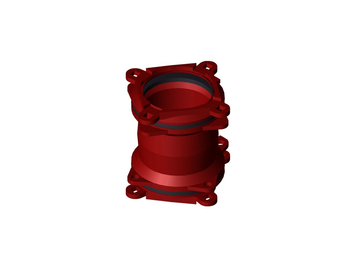 Reece GF Waga MJ3007 EPDM Restraint Coupling (125) 132mm-155mm