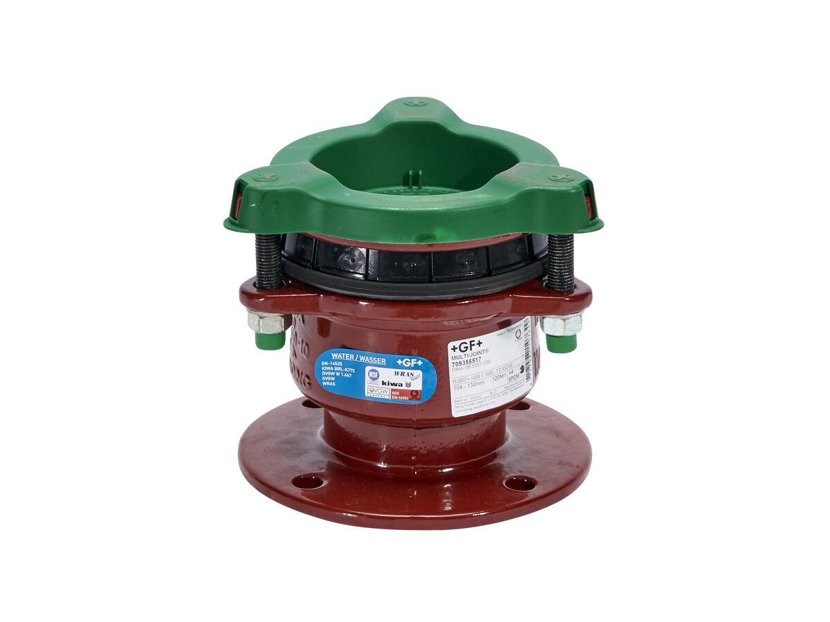 reece GF Waga MJ3057 EPDM Restraint Flange Adaptor Table D (100) 104-132mm