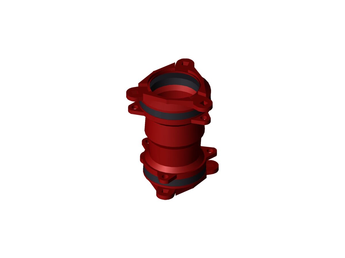 Reece GF Waga MJ3107 EPDM Restraint Step Coupling 63-90mm / 84-105mm
