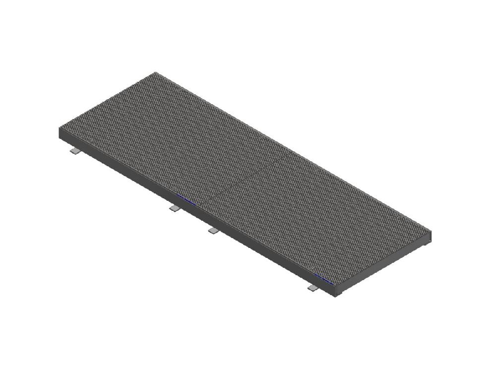 reece GMS Boltdown Heel Guard Trench Grate & Frame Class B Clear Opening 600mm x 2mtr