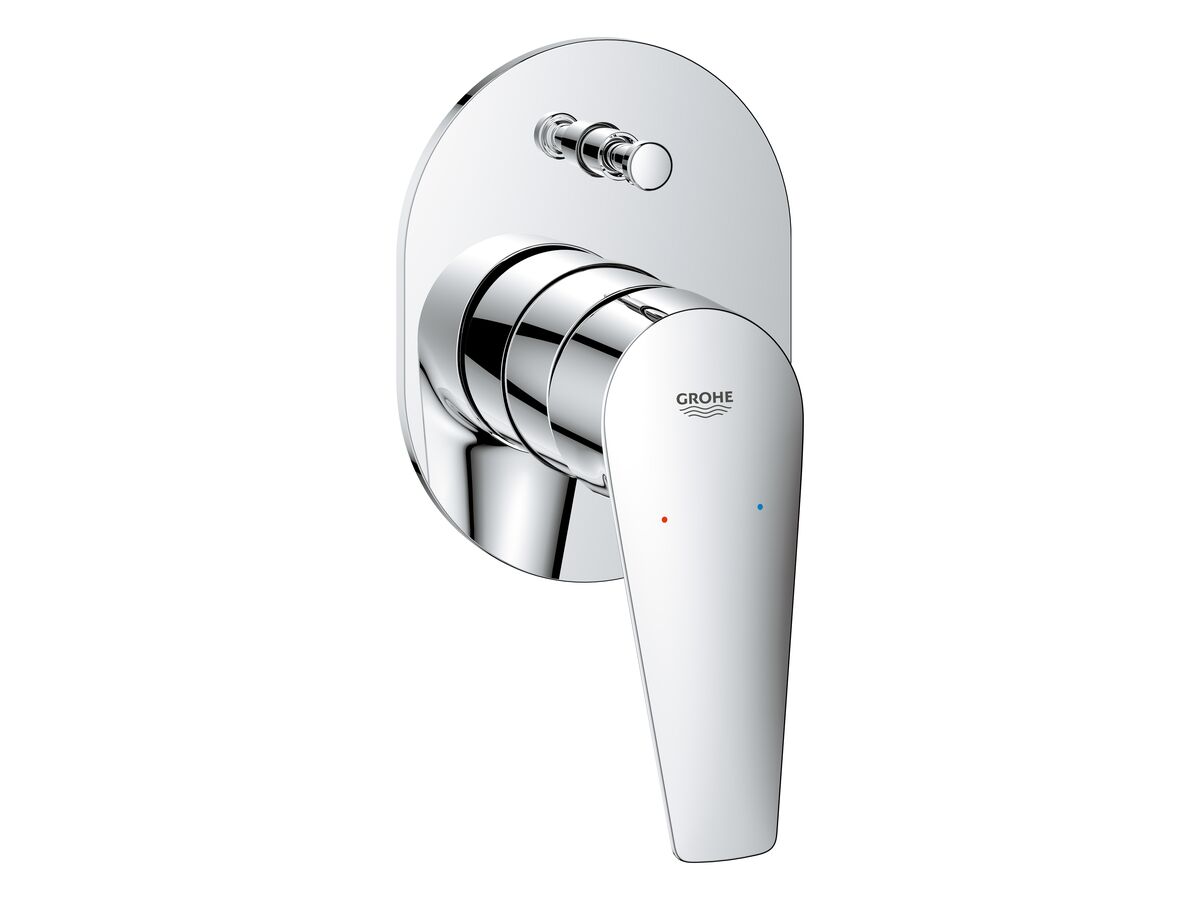 reece GROHE Bauedge New Shower Mixer / Diverter Kit Chrome