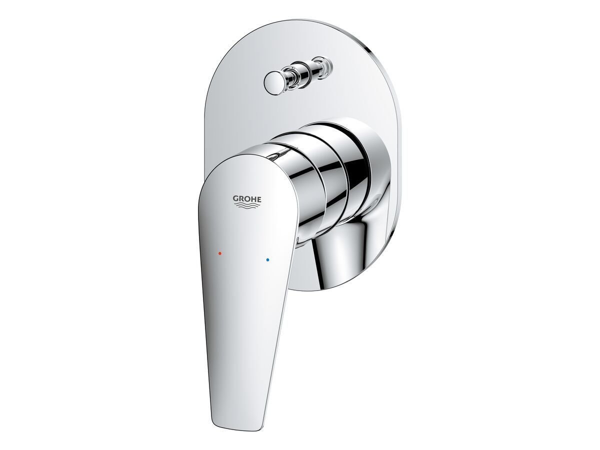 reece GROHE Bauedge New Shower Mixer with Diverter Trimset Chrome