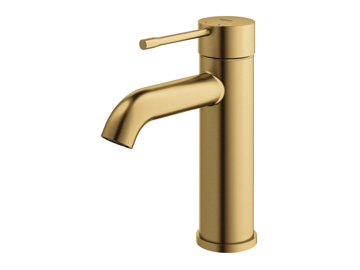 Reece GROHE Essence New Basin Mixer Curved Brushed Cool Sunrise (6 Star)