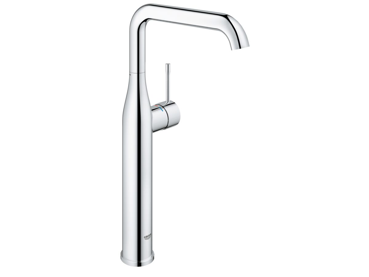 reece GROHE Essence New Extended Gooseneck Basin Mixer Chrome (6 Star)