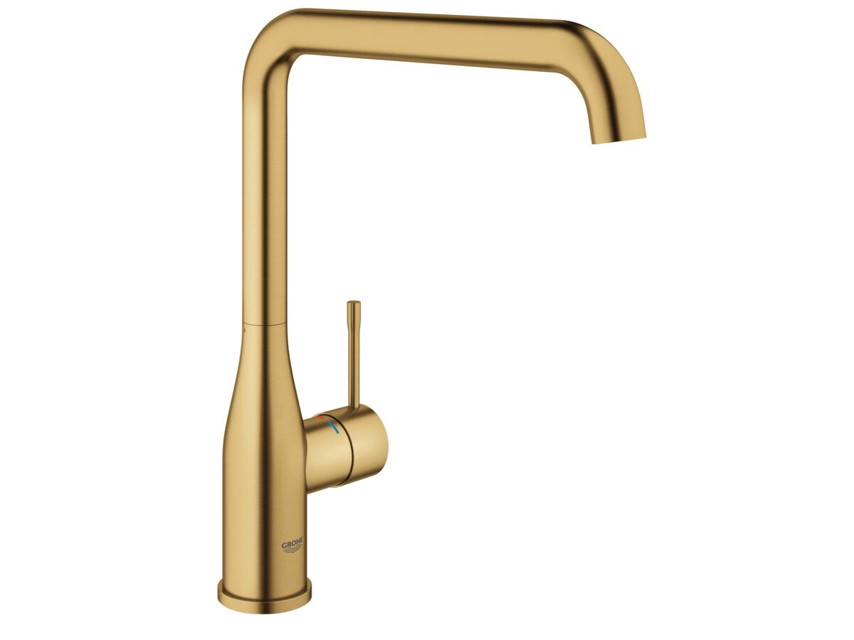 reece GROHE Essence New Gooseneck Sink Mixer Brushed Cool Sunrise (4 Star)