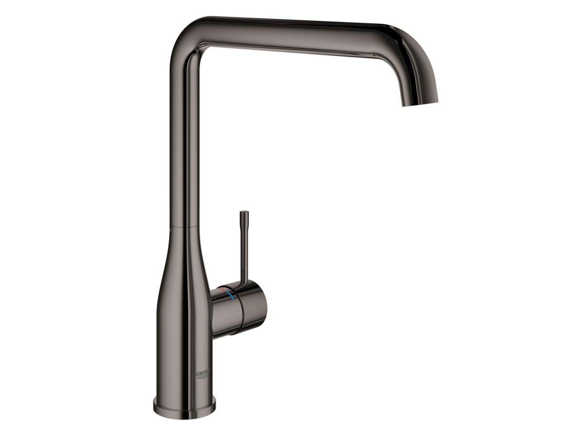 reece GROHE Essence New Gooseneck Sink Mixer Hard Graphite (4 Star)