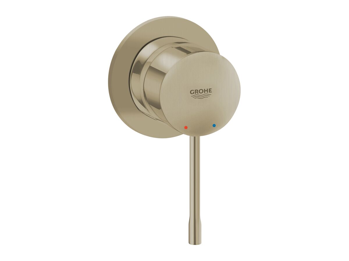 reece GROHE Essence New Shower / Bath Mixer Slim Tap Brushed Nickel (V2)
