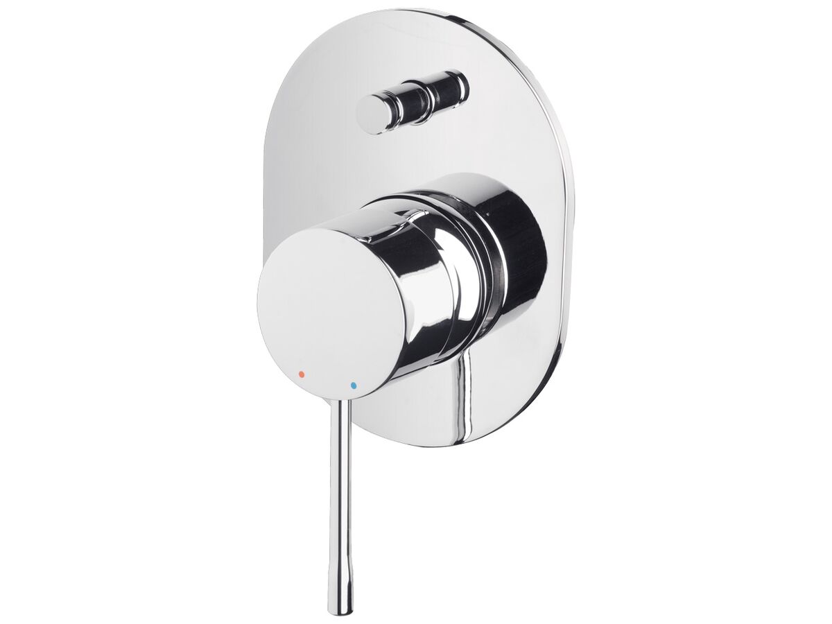Reece GROHE Essence New Shower / Bath Mixer Tap With Diverter Front Of Wall Trim Set Only Chrome