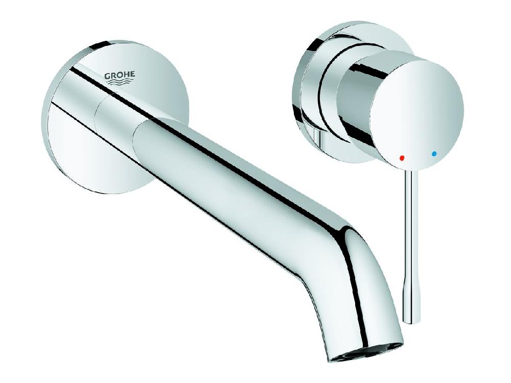 reece GROHE Essence New Wall Bath Mixer Tap Set 230mm Front of Wall Trim Set Only Chrome