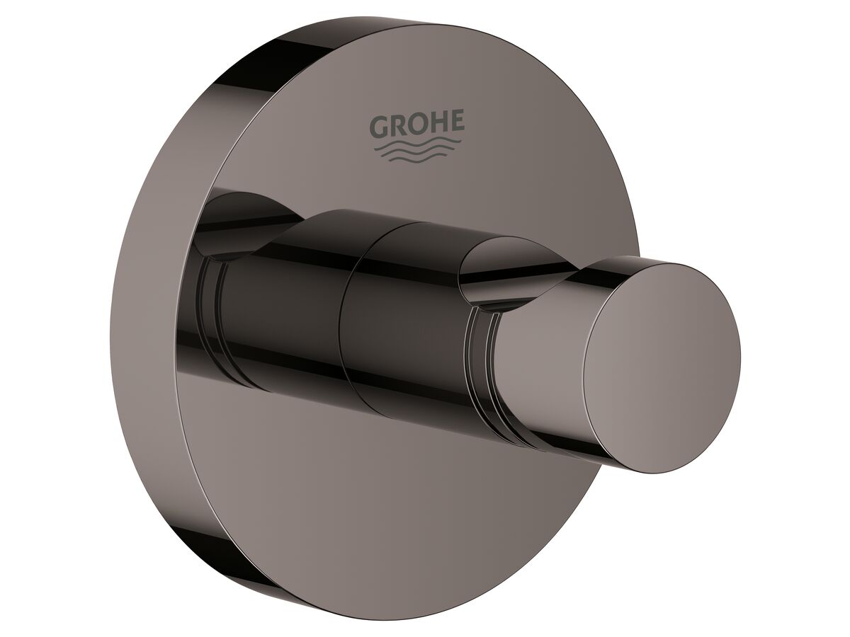 reece GROHE Essentials Accessories Robe Hook Hard Graphite