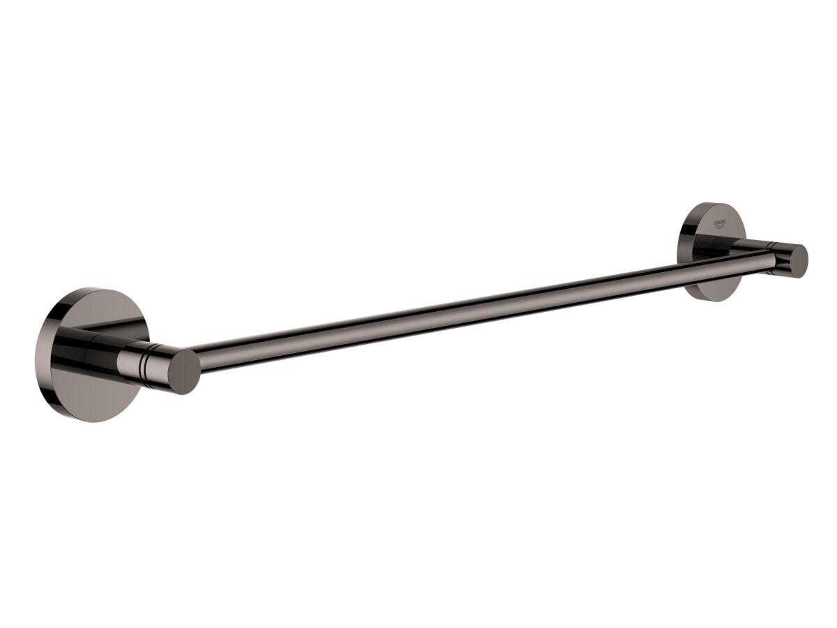 reece GROHE Essentials Accessories Single Towel Rail 450mm Hard Graphite