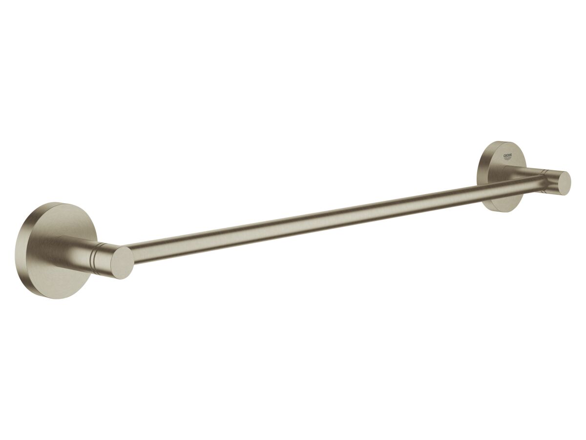 reece GROHE Essentials Accessories Single Towel Rail 450mm Brushed Nickel