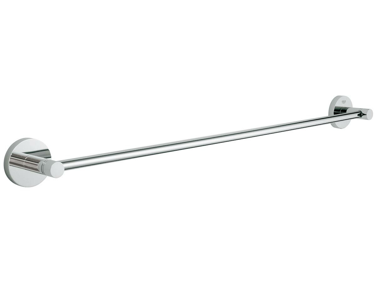 reece GROHE Essentials Accessories Single Towel Rail 600mm Chrome