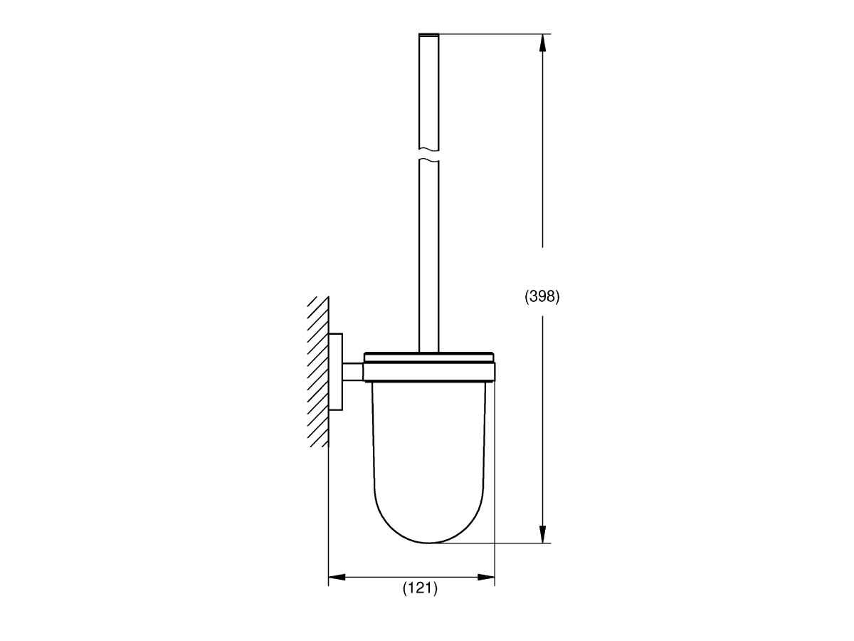 Reece GROHE Essentials Accessories Toilet Brush Holder Set