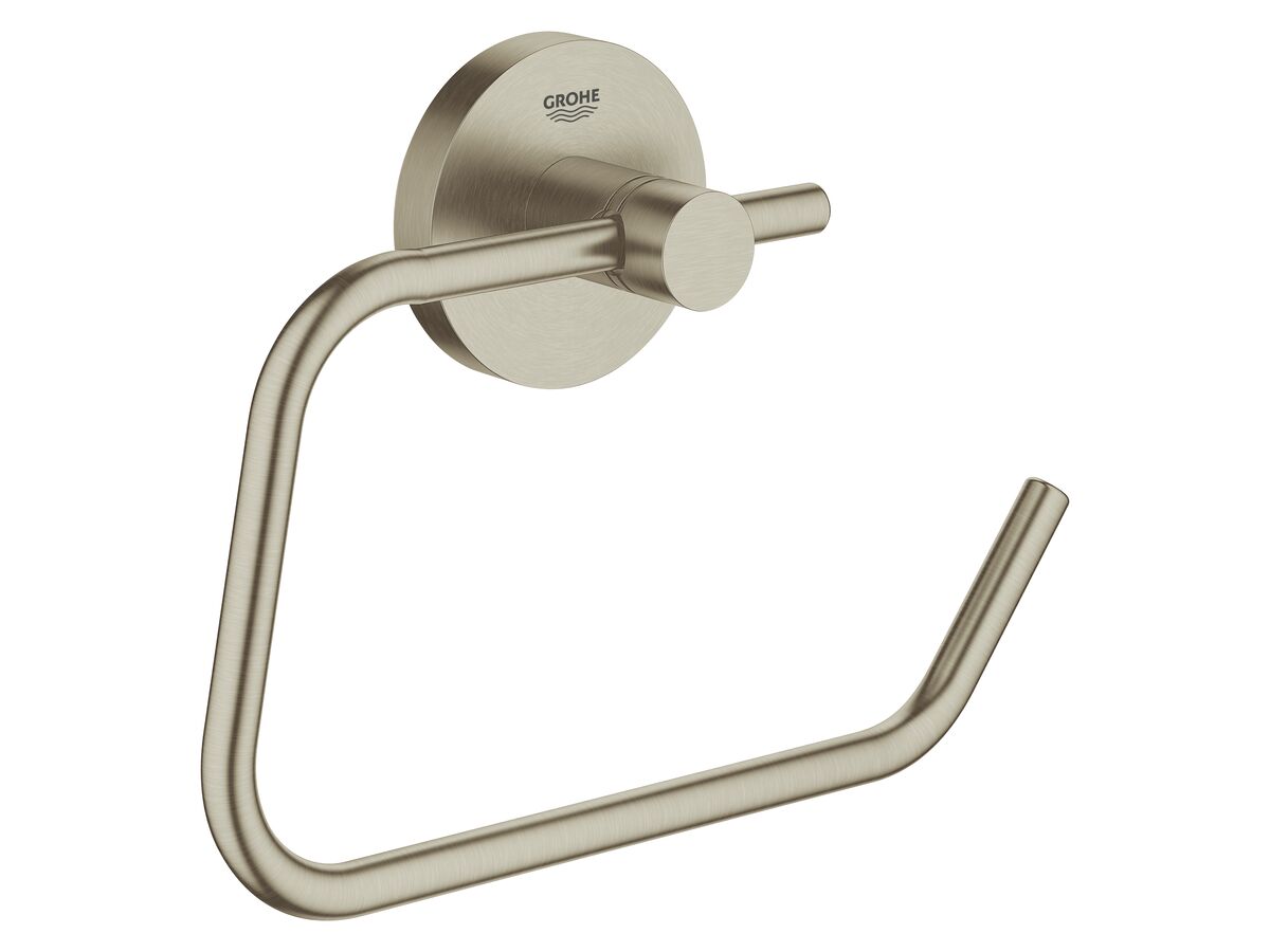 reece GROHE Essentials Accessories Toilet Roll Holder Brushed Nickel