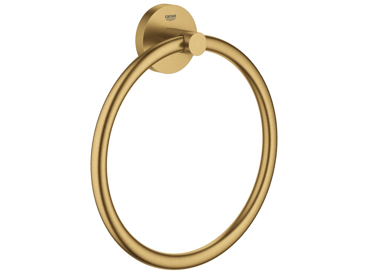 reece GROHE Essentials Accessories Towel Ring Brushed Cool Sunrise