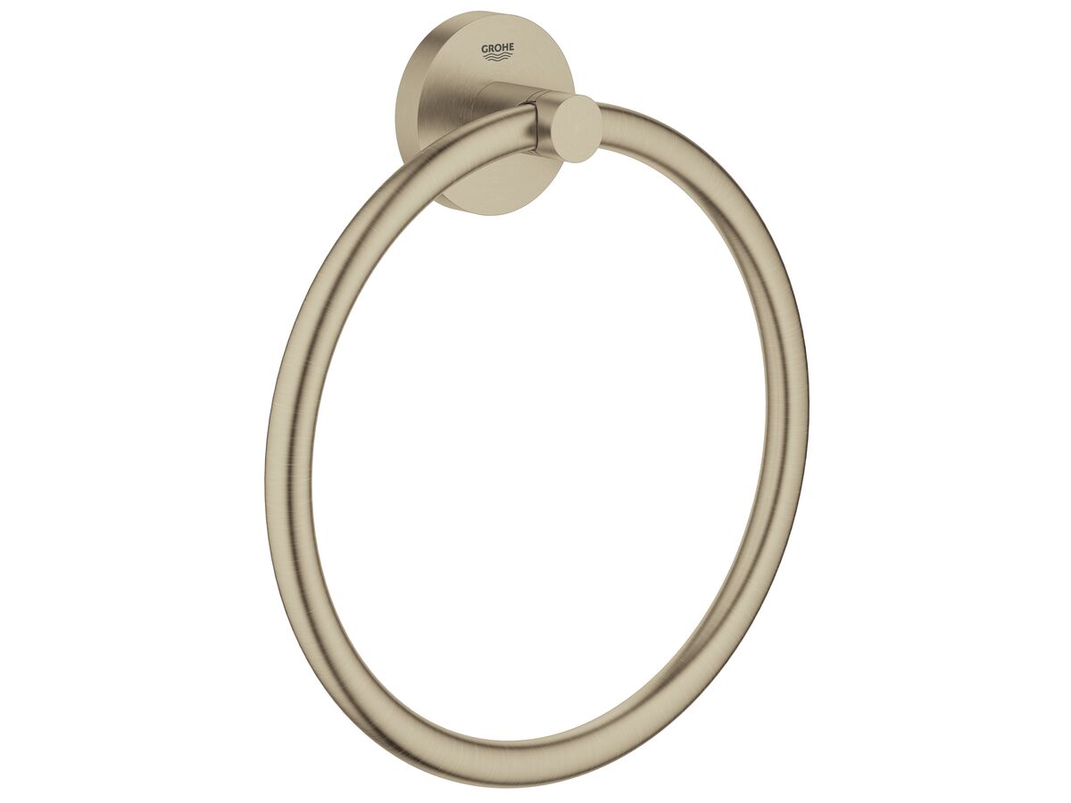 reece GROHE Essentials Accessories Towel Ring Brushed Nickel