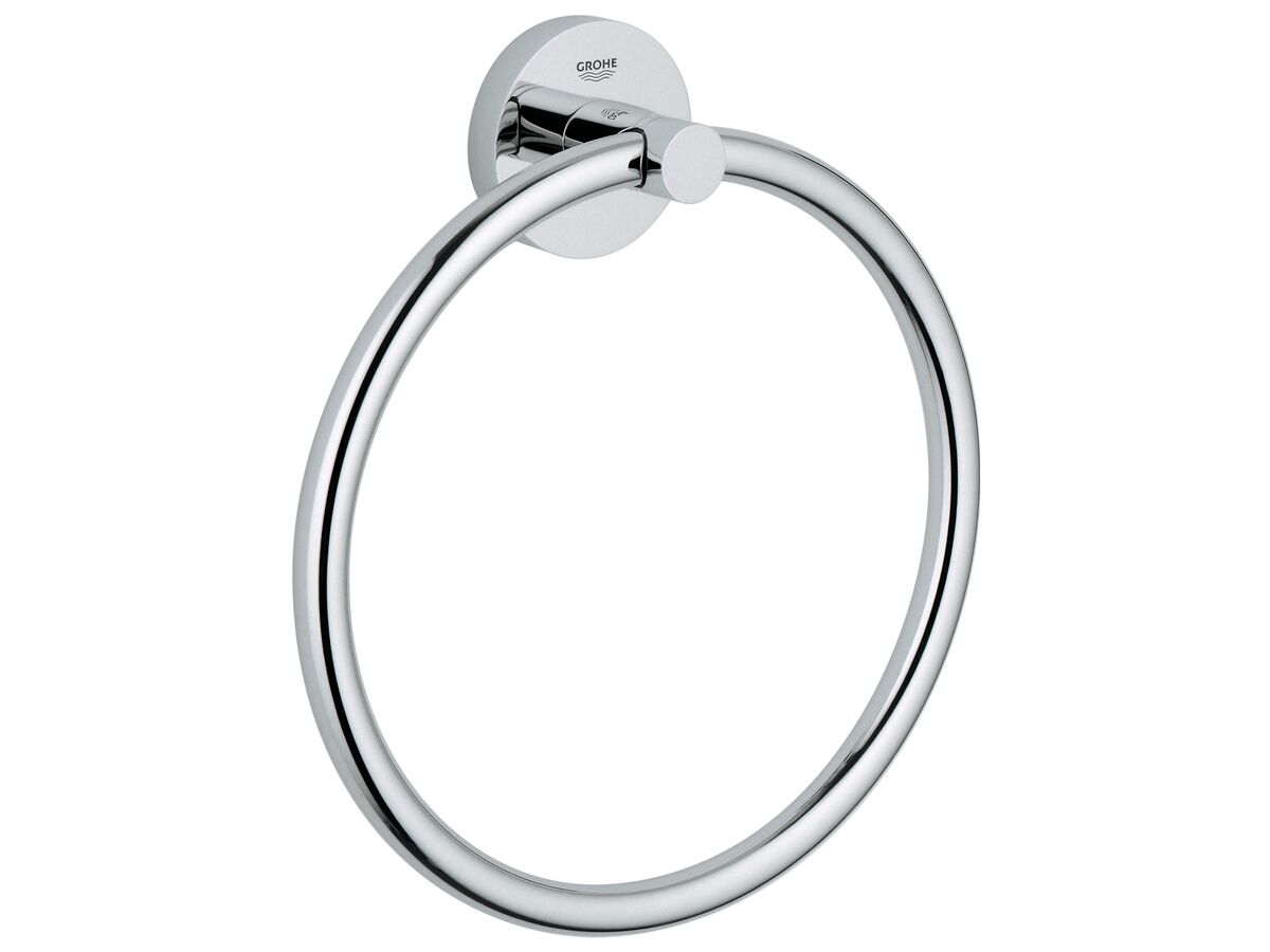 reece GROHE Essentials Accessories Towel Ring Chrome