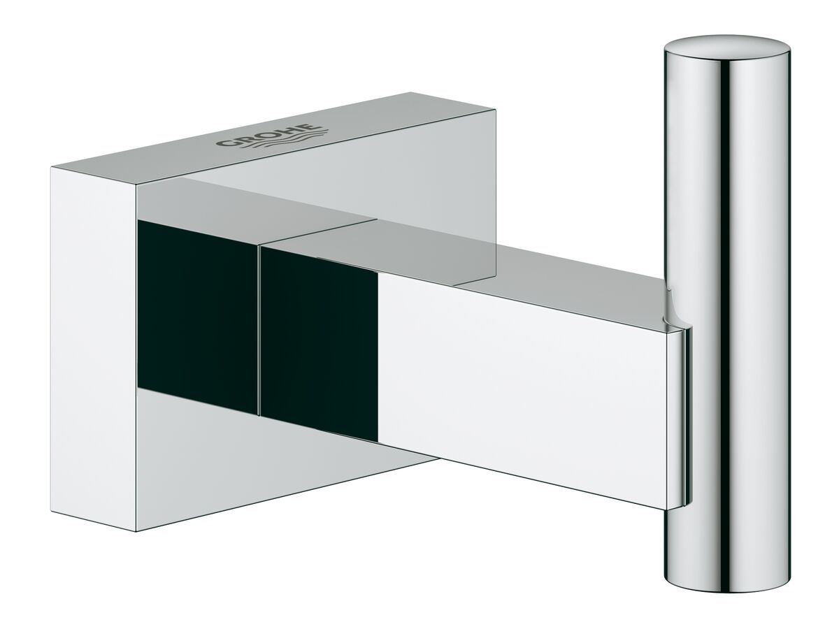 reece GROHE Essentials Cube Accessories Robe Hook Chrome
