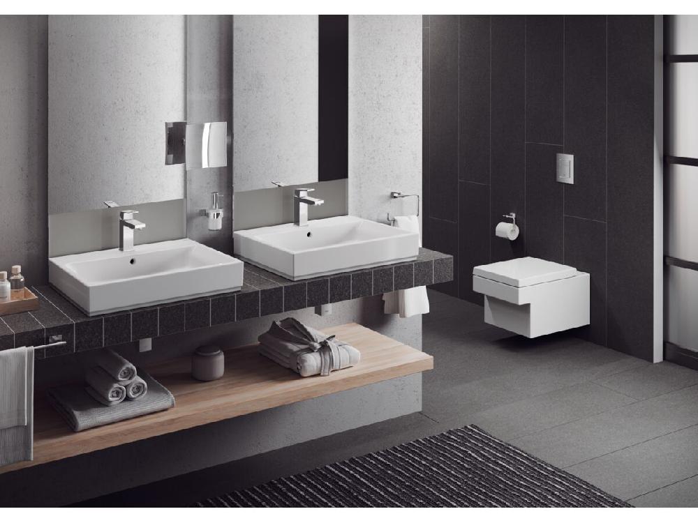 Reece GROHE Essentials Cube Accessories Toilet Roll Holder Chrome