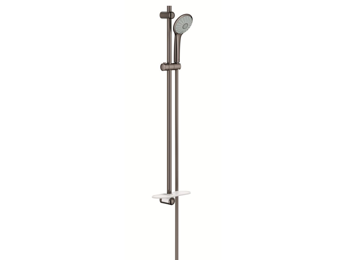 reece GROHE Euphoria 110 Massage Single Rail Shower 3 Functions with Wall Water Inlet Hard Graphite (3 Star)