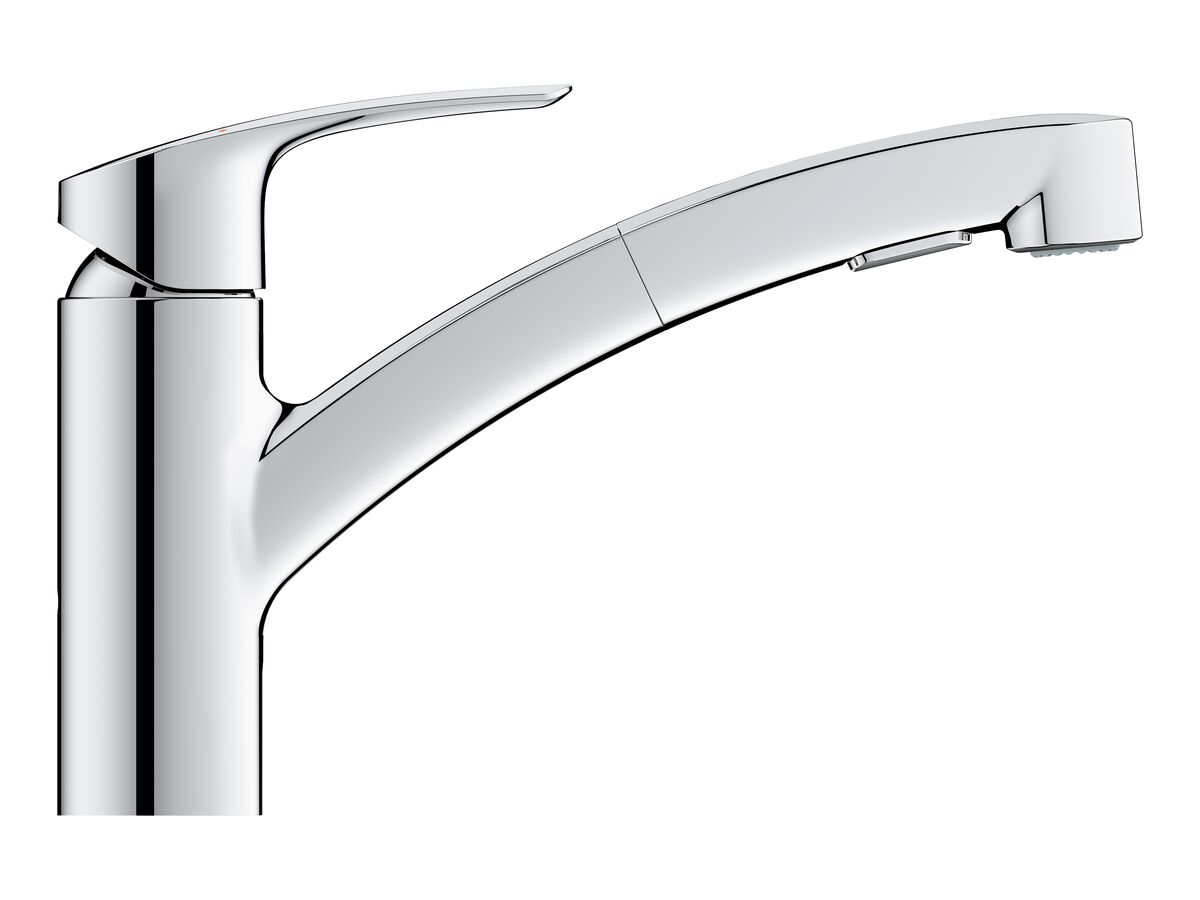 Reece GROHE Eurosmart New Pull Out Sink Mixer Chrome Plated (4 Star) Lead Free