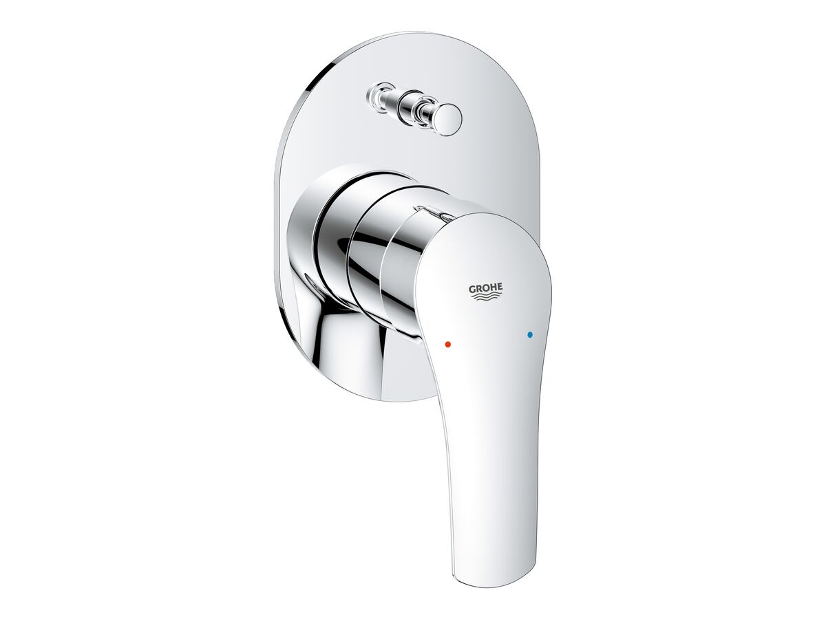 reece GROHE Eurosmart New Shower Mixer with Diverter Trimset Chrome