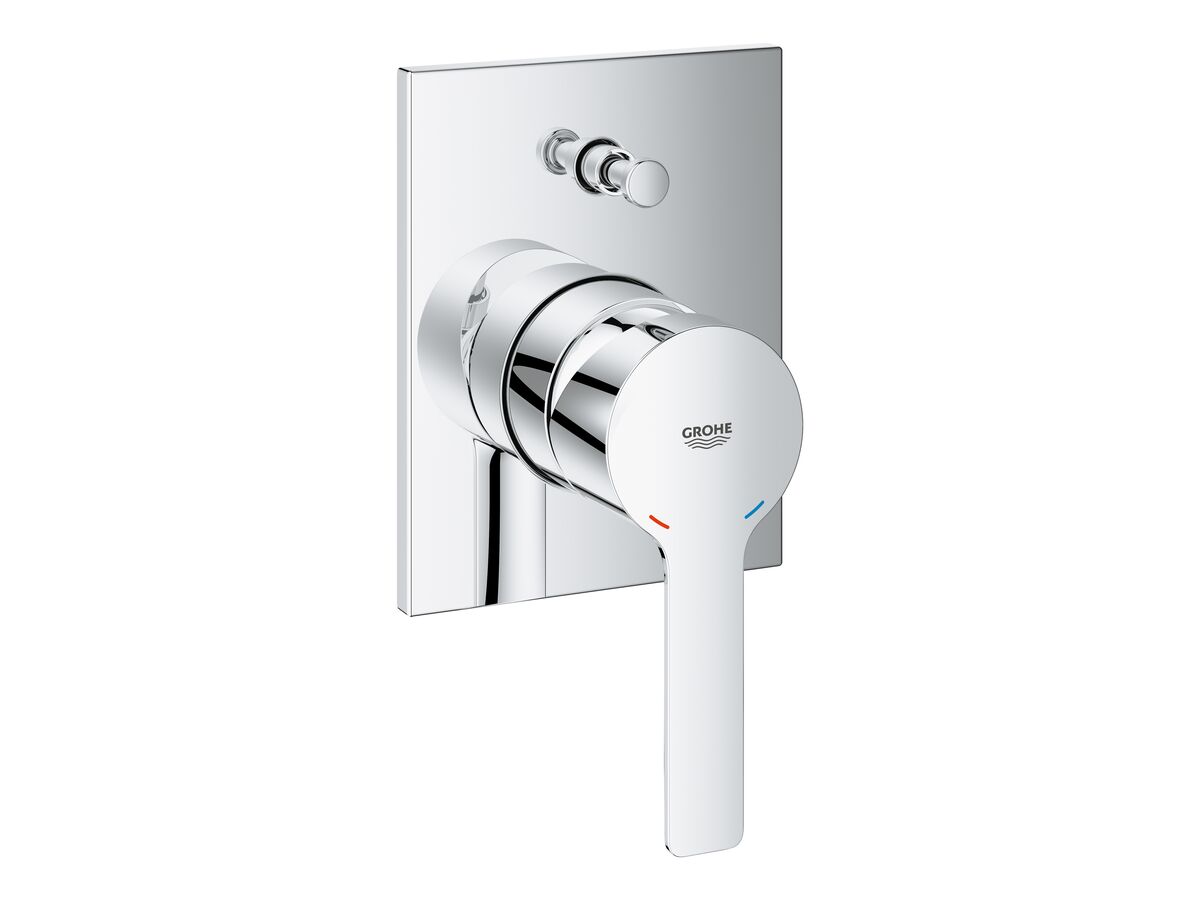 reece GROHE Lineare New Shower Mixer with Diverter Tap Front of Wall Trim Set Only Chrome