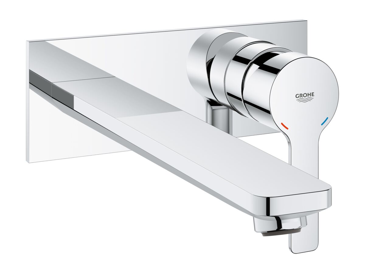 reece GROHE Lineare New Wall Mount Bath Mixer 207 Trimset Chrome