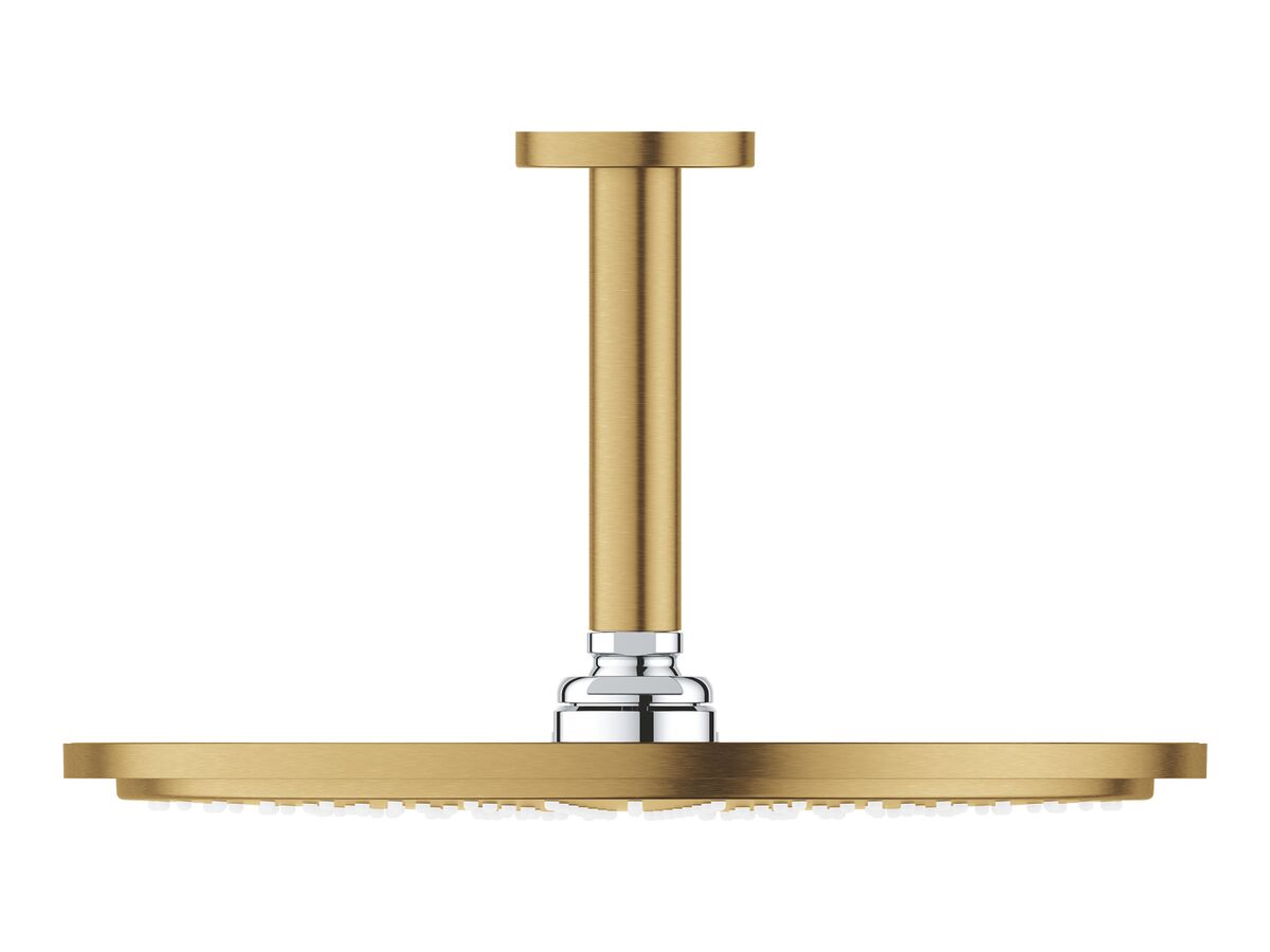 Reece GROHE Rainshower Cosmo Overhead Ceiling Shower 310mm Brushed Cool Sunrise (3 Star)