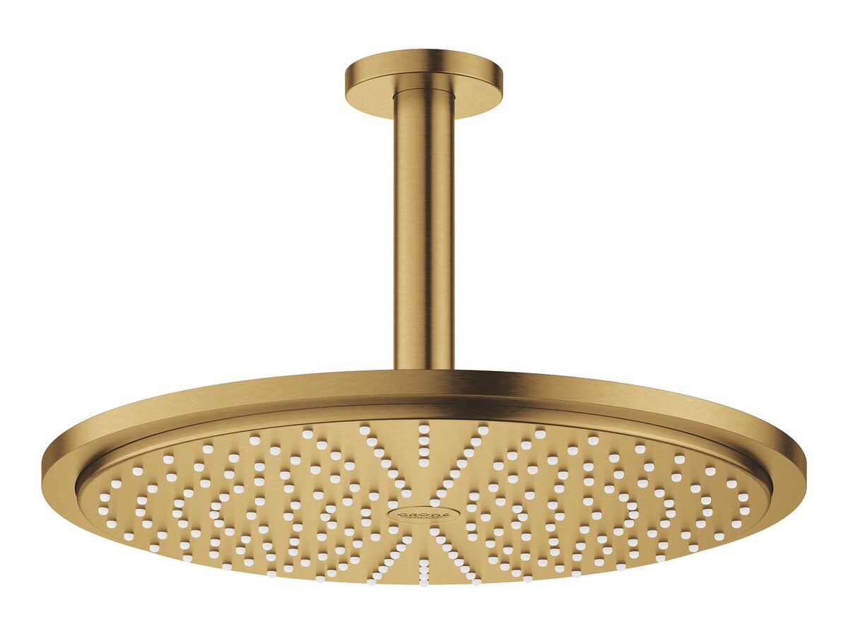 Reece GROHE Rainshower Cosmo Overhead Ceiling Shower 310mm Brushed Cool Sunrise (3 Star)