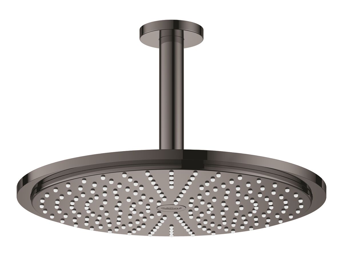 Reece GROHE Rainshower Cosmo Overhead Ceiling Shower 310mm Hard Graphite (3 Star)