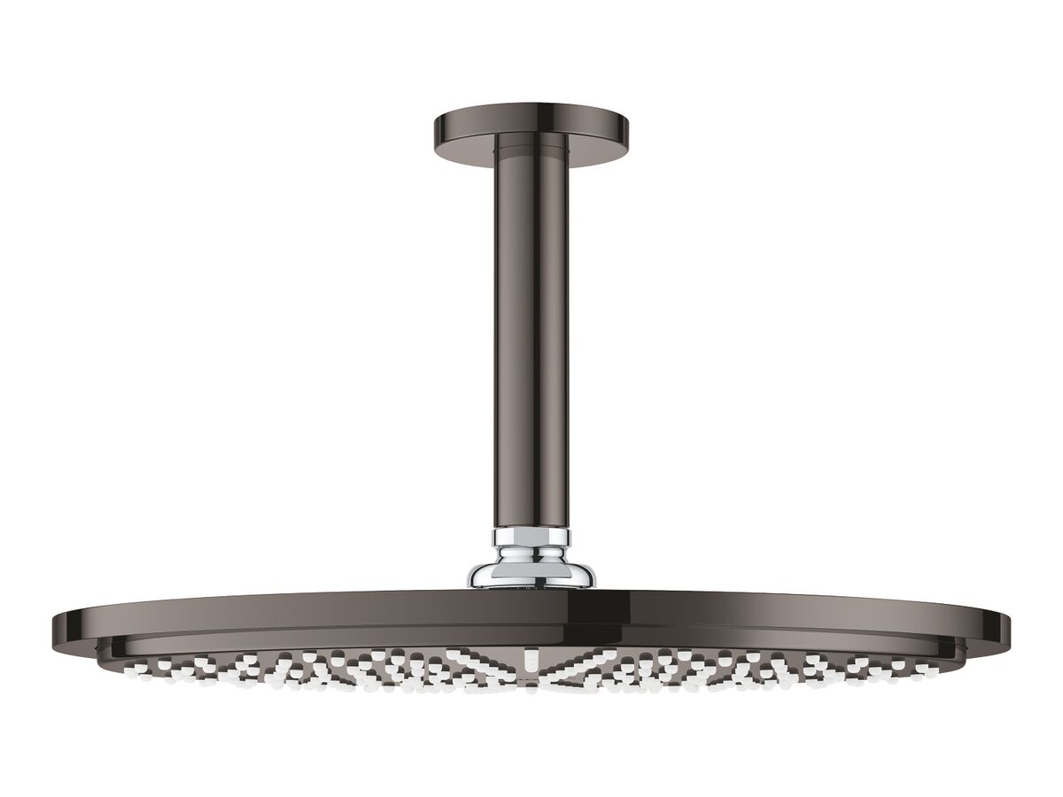 reece GROHE Rainshower Cosmo Overhead Ceiling Shower 310mm Hard Graphite (3 Star)